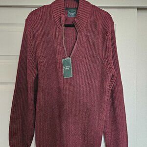 G.H. Bass & Co Maroon Men's Sweater LARGE